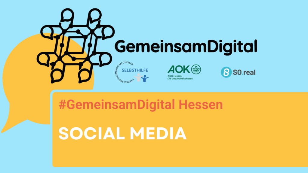 Soziale Medien Netzwerk im Fokus